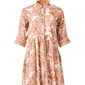 Ro’s Garden
Ro's Garden Deauville Orange Print Shirt Dress XL